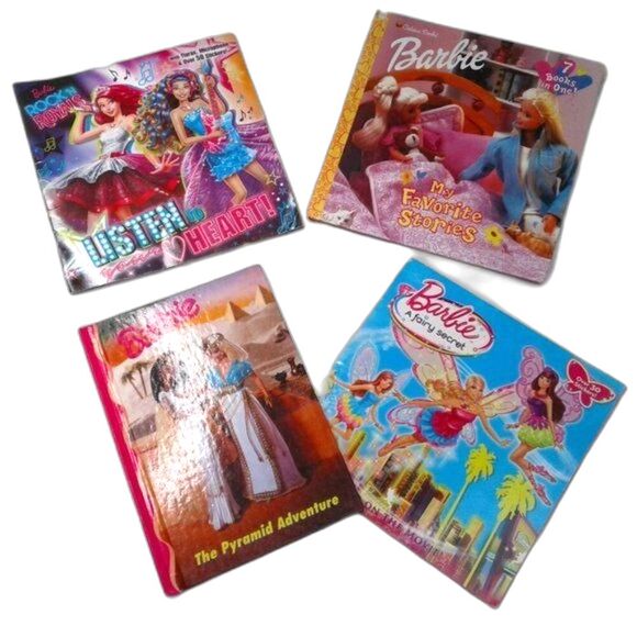 Barbie 10-Book Bundle: My Favorite Stories, Fairy Secret, Rock-N-Royals, Pyramid - Picture 1 of 15